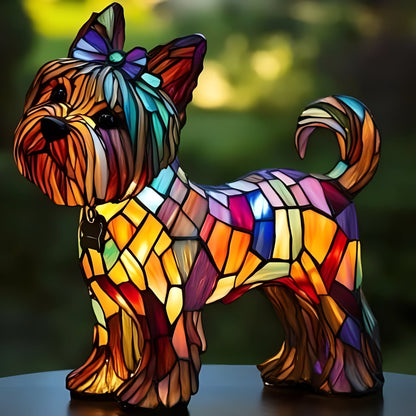 Stained Glass Art Deco Bedside Lamp