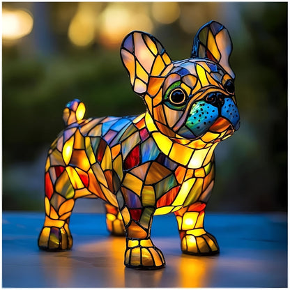 Stained Glass Art Deco Bedside Lamp