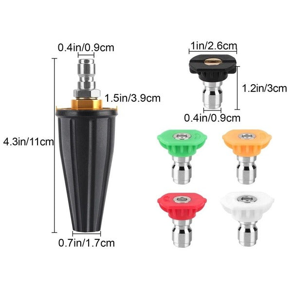 High Pressure Turbo Spray Nozzle, Rotating Tip