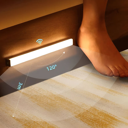 Motion-Activated Warm LED Strip Light