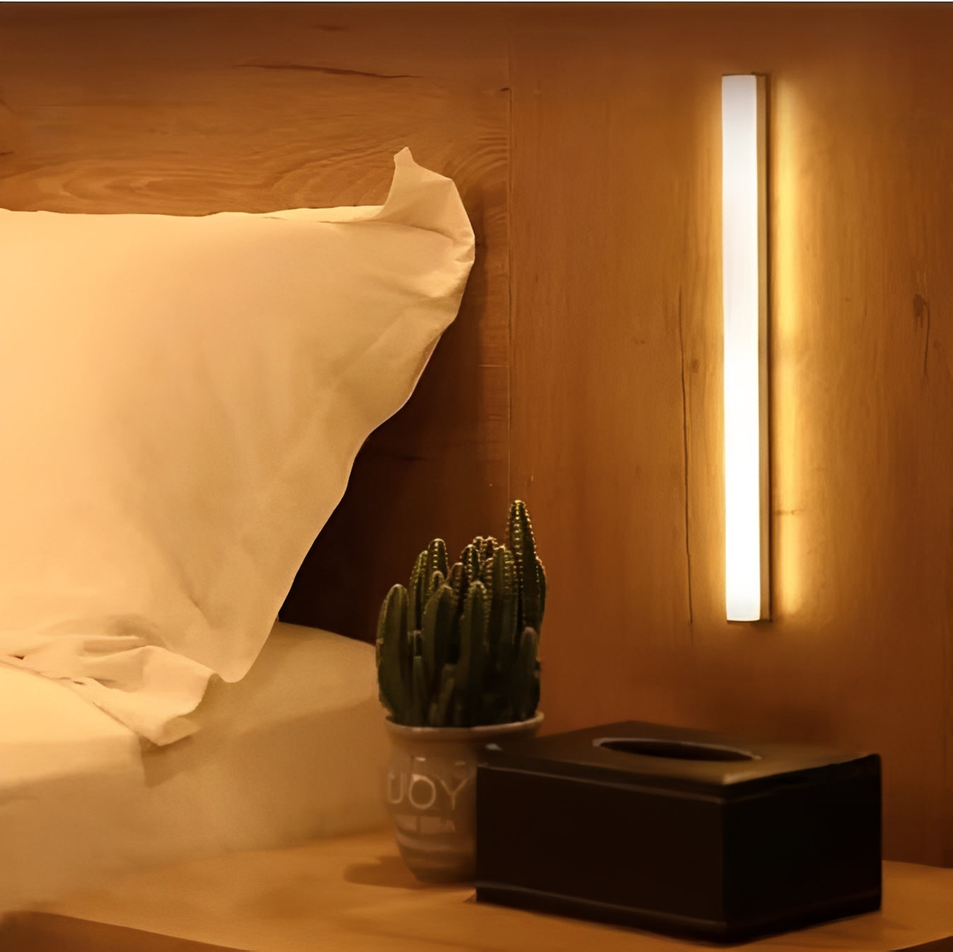 Motion-Activated Warm LED Strip Light