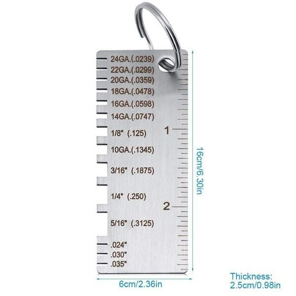Stainless Steel Wire & Sheet Metal Gauge