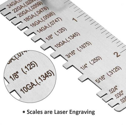 Stainless Steel Wire & Sheet Metal Gauge