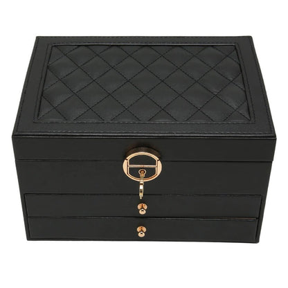 Multilayer Jewelry Organizer Display Case