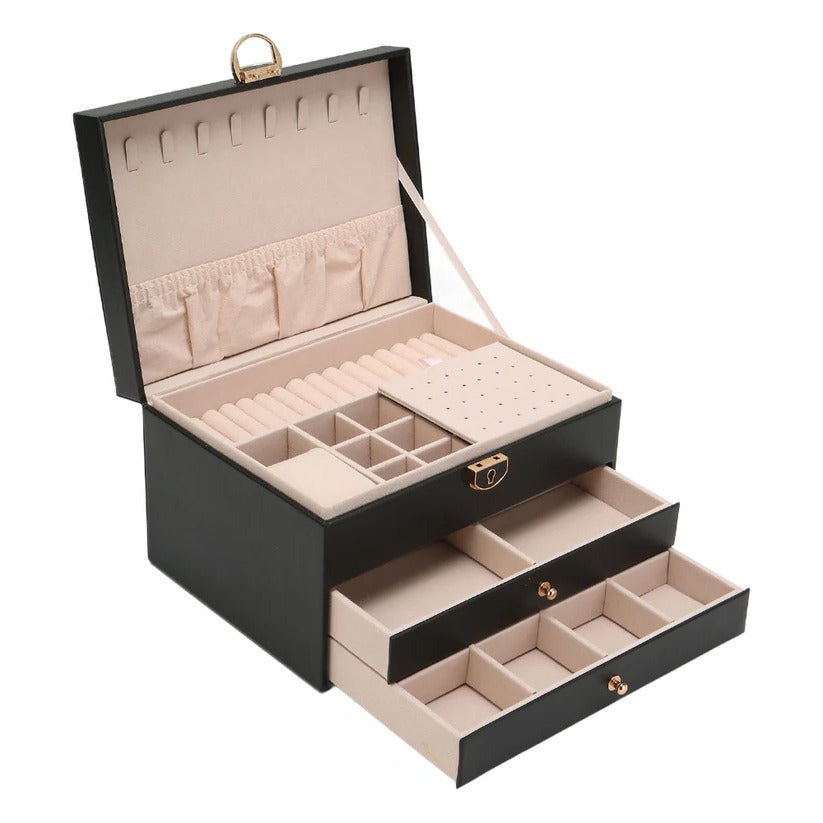 Multilayer Jewelry Organizer Display Case