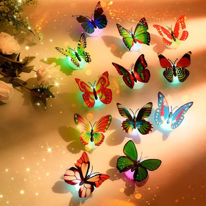 Glowing 3D Butterfly Wall Sculpture