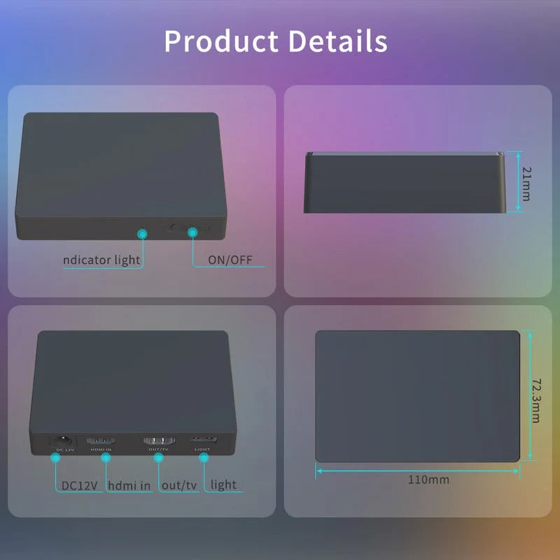 Bias Lighting LED Strip with Screen Sync & App