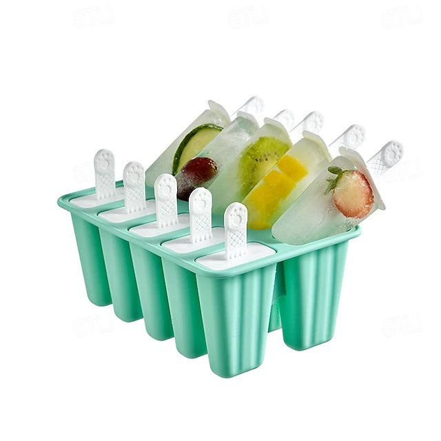 BPA-Free Silicone Ice Pop Mold with Sticks