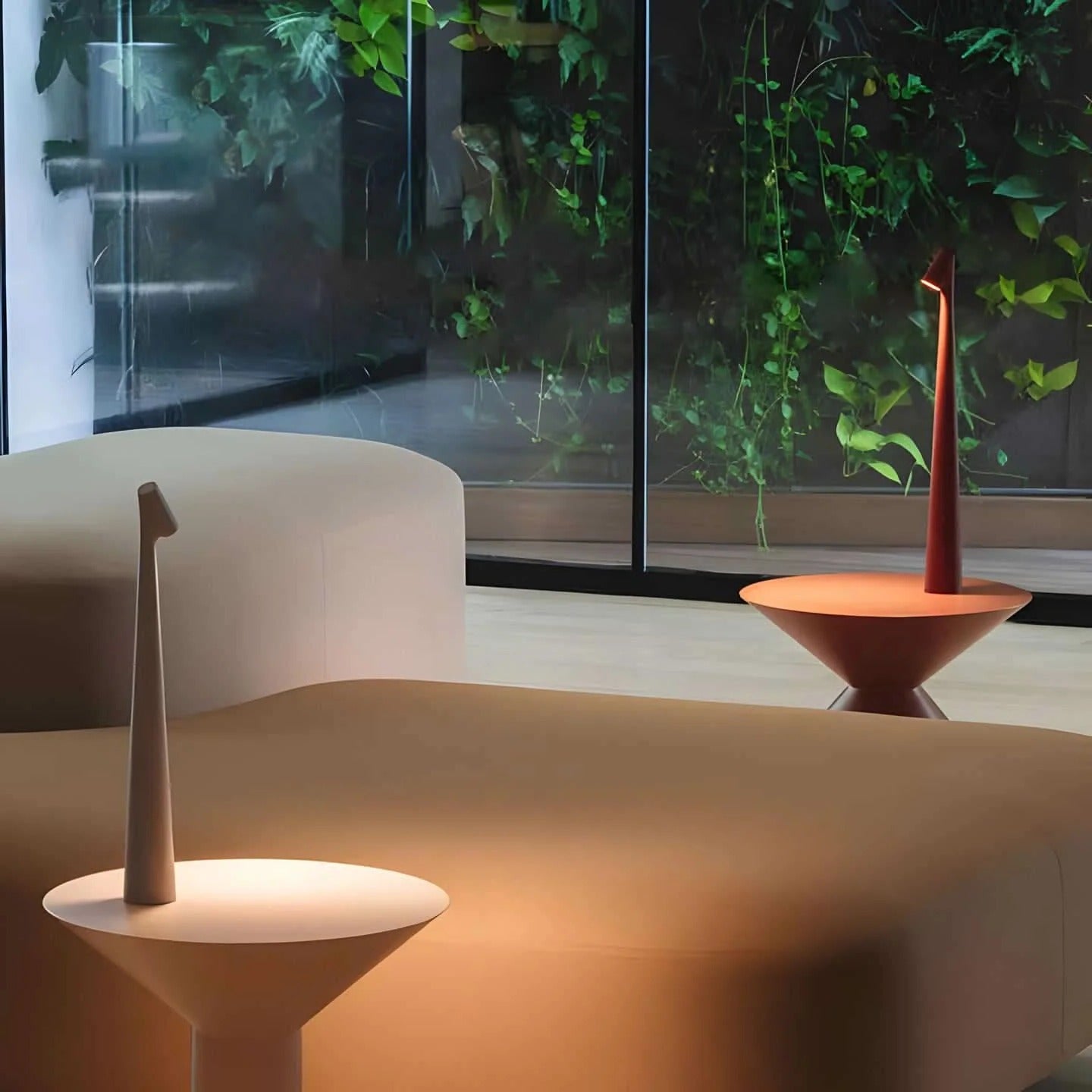 Rechargeable Aluminum Table Lamp with USB Port