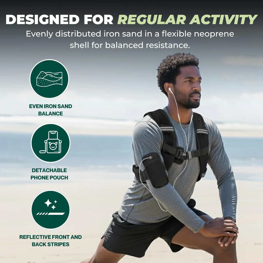 Adjustable Multi-Pocket Weight Training Vest