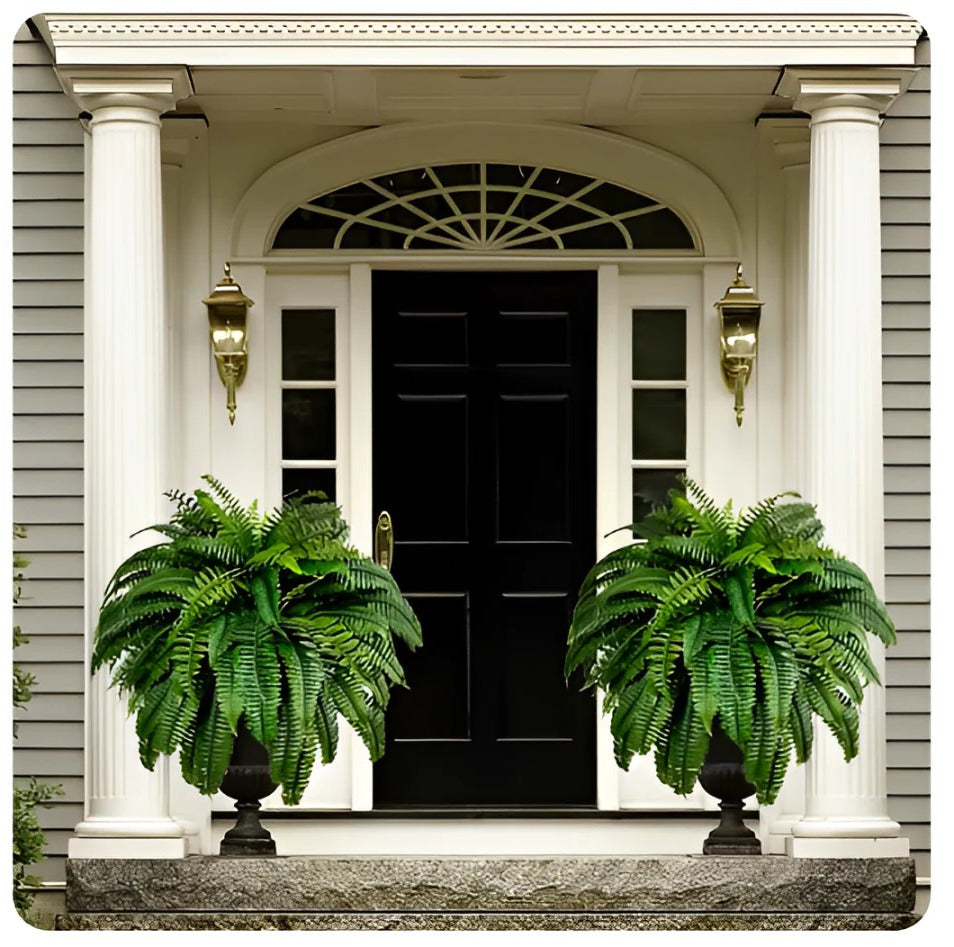 UV-Resistant Artificial Boston Fern for Outdoors