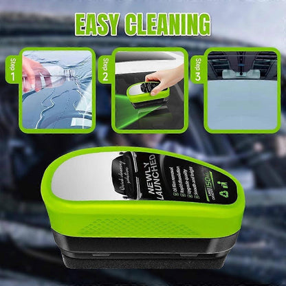 Car Glass Oil Film Cleaning Brush