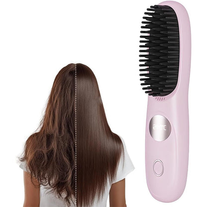 Cordless Hair Straightener Brush