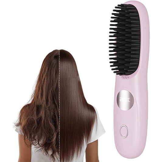 Cordless Hair Straightener Brush