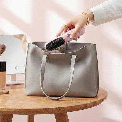 Cordless Hair Straightener Brush