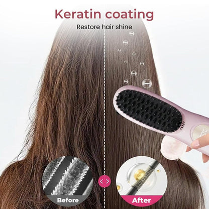 Cordless Hair Straightener Brush