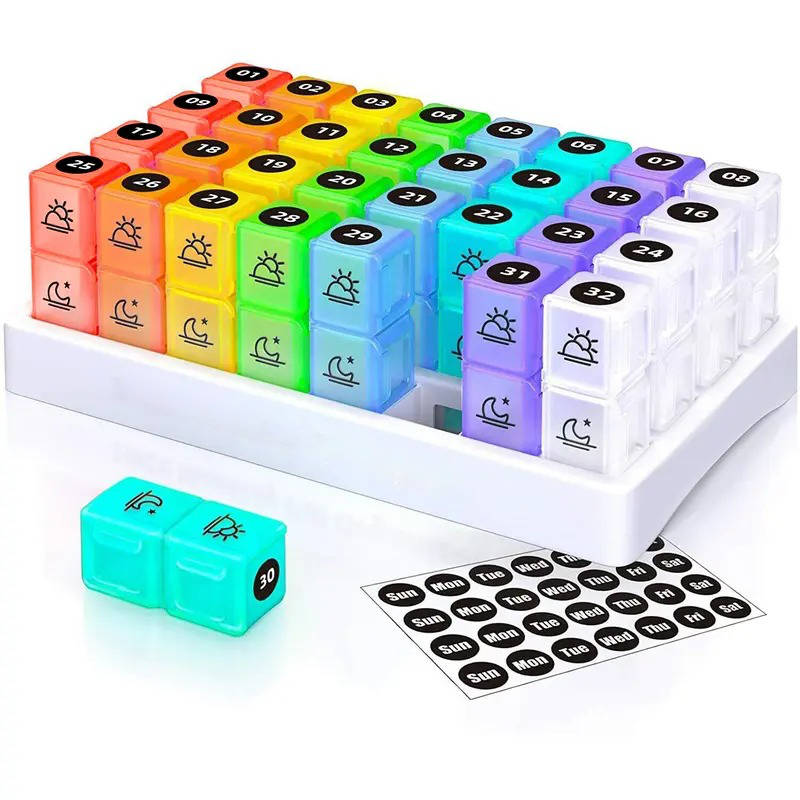 31-Day AM/PM Pill Organizer