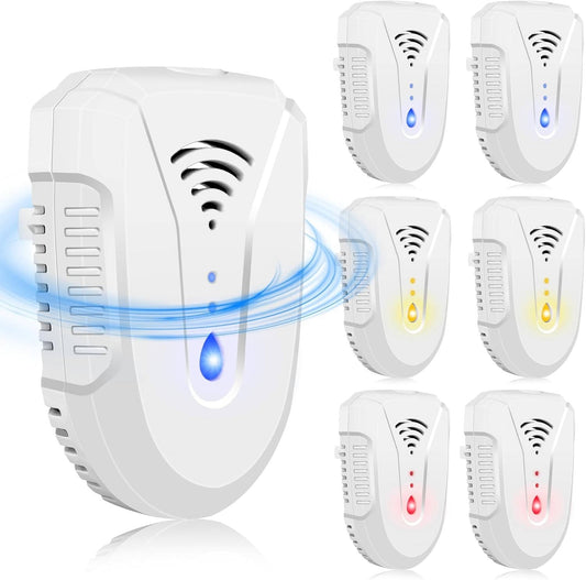Ultrasonic Pest Repeller Plug-In, 6 Pack