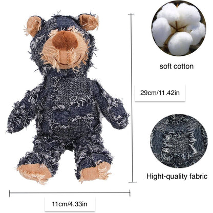 Chew-Resistant Plush Dog Toy for Aggressive Chewers