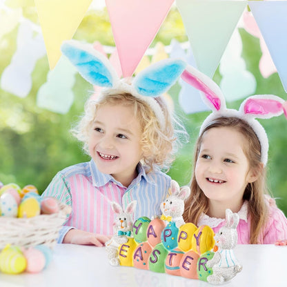 Happy Easter Bunny Tabletop Centerpiece, 3 Pc