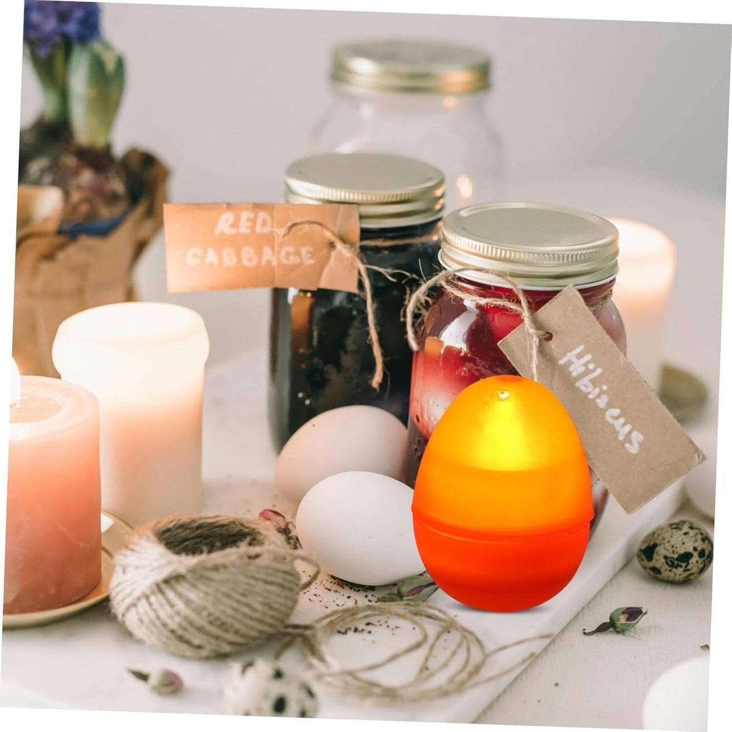 Clear Fillable Plastic Easter Eggs for Crafts