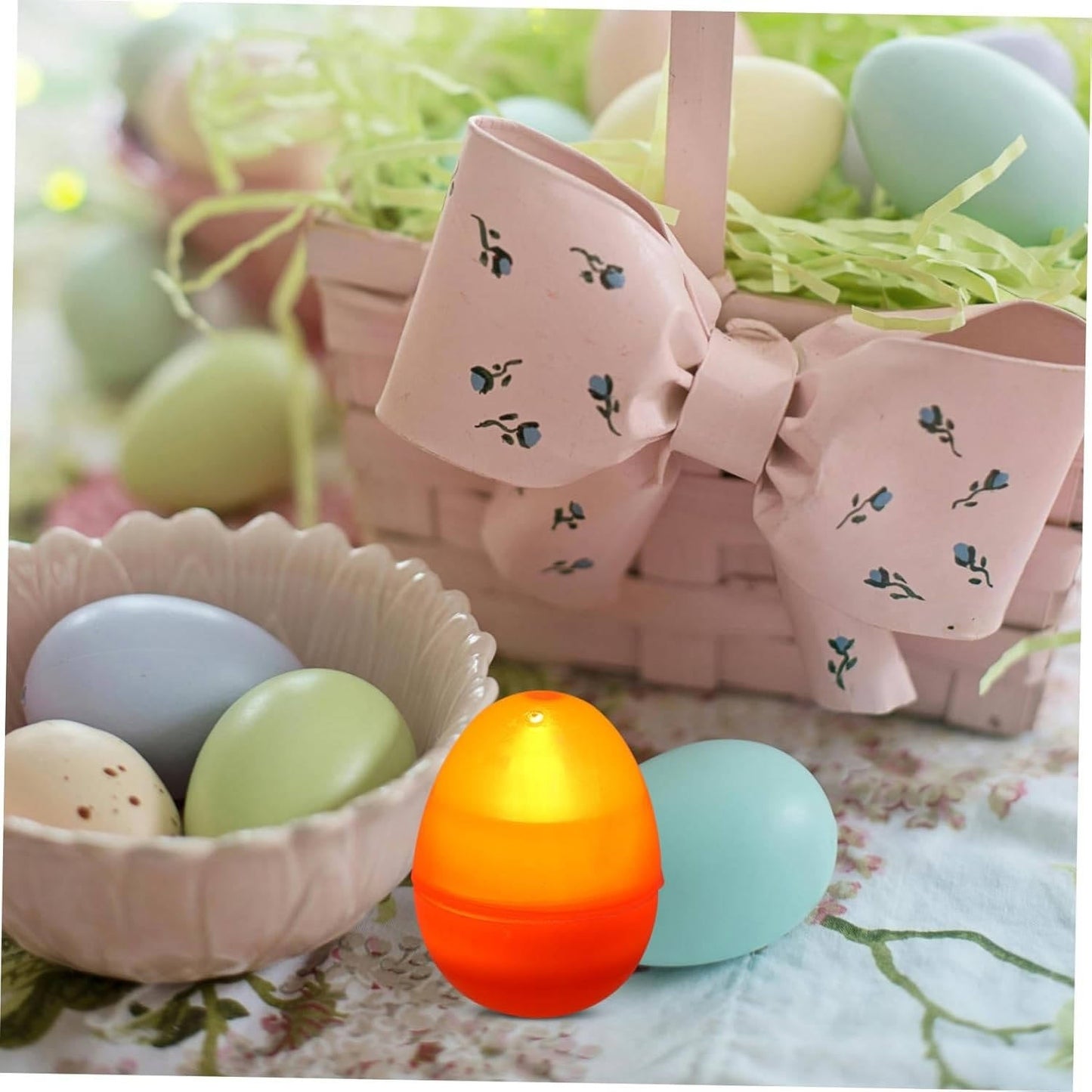 Clear Fillable Plastic Easter Eggs for Crafts