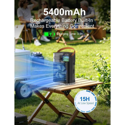 Portable Evaporative Air Cooler with Remote, 1.2L