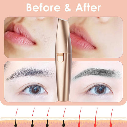 Painless Facial Hair Remover & Eyebrow Shaver