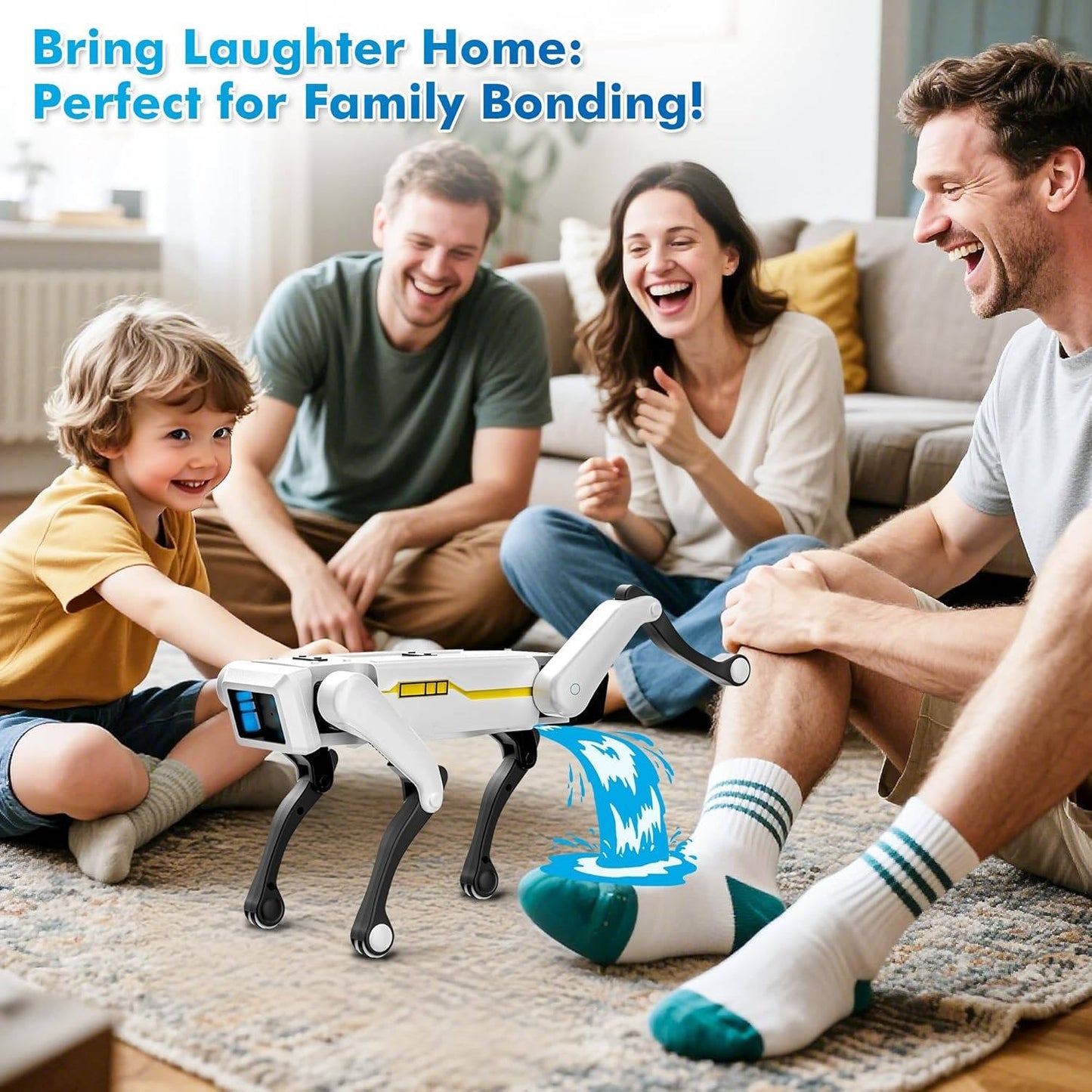 Smart STEM Robot Dog with Voice & App Control