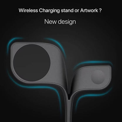 3-in-1 Wireless Charging Station for iPhone and Watch
