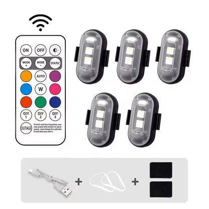 Wireless RGB LED Strobe Light