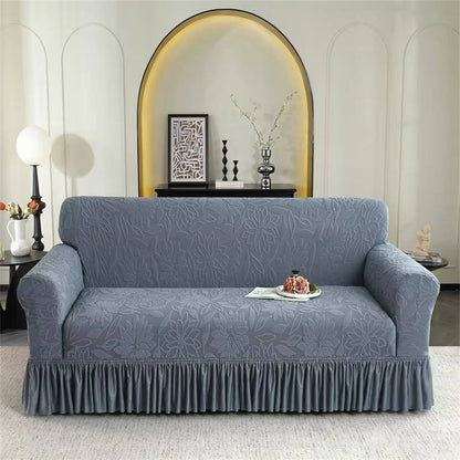 Sunflower Jacquard Elastic Sofa Cover