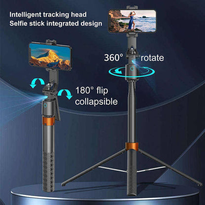 360° Smart Face Tracking Tripod with Fill Lights