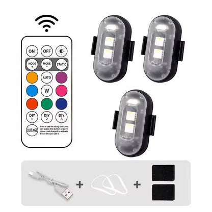 Wireless RGB LED Strobe Light
