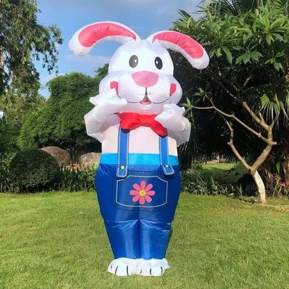 6FT Inflatable Bunny Costume with LED Lights