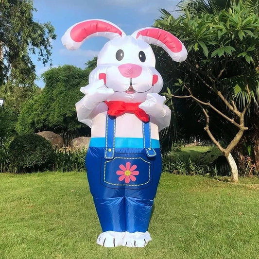 6FT Inflatable Bunny Costume with LED Lights