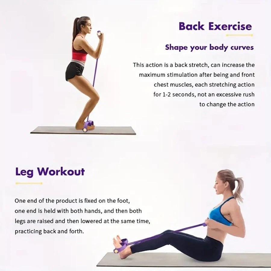 Adjustable Pedal Resistance Band