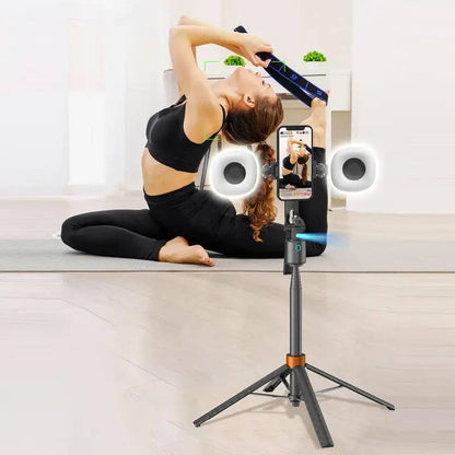 360° Smart Face Tracking Tripod with Fill Lights