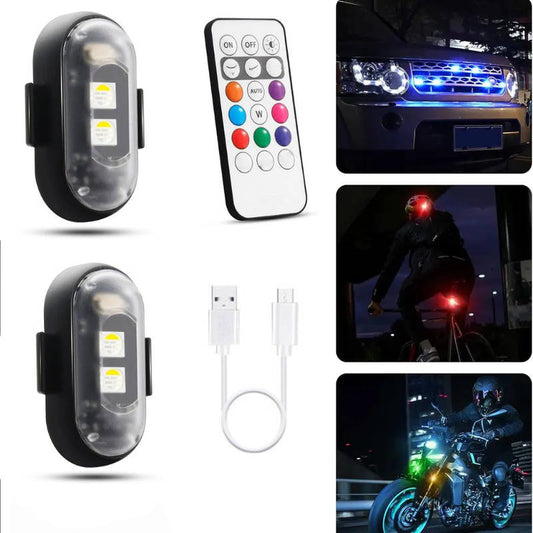 Wireless RGB LED Strobe Light