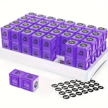 31-Day AM/PM Pill Organizer