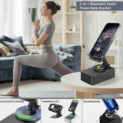 5-in-1 Bluetooth Desk Speaker & Phone Stand