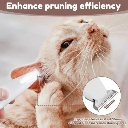LED Pet Paw Trimmer, Quiet Cat & Dog Grooming Clipper