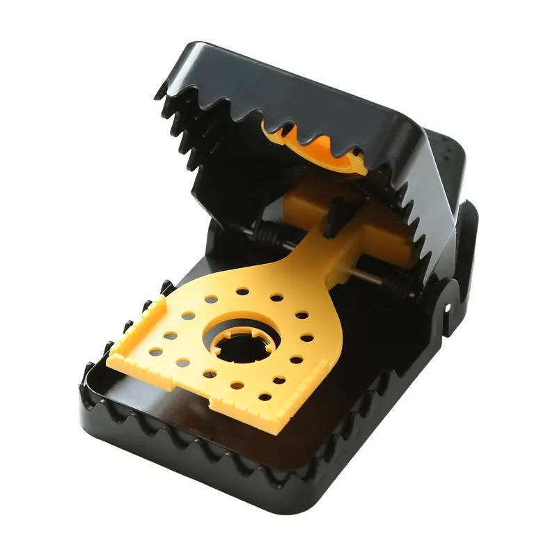Snap Mouse Trap 4-Pack, Reusable No-Touch Rat Trap