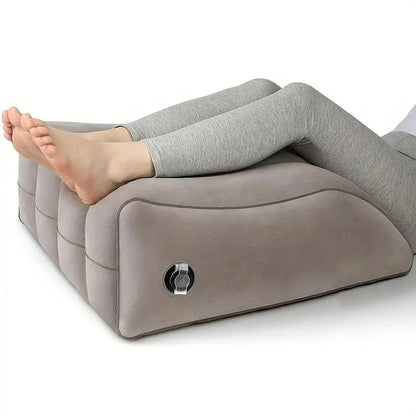 Inflatable Leg Elevation Pillow for Circulation