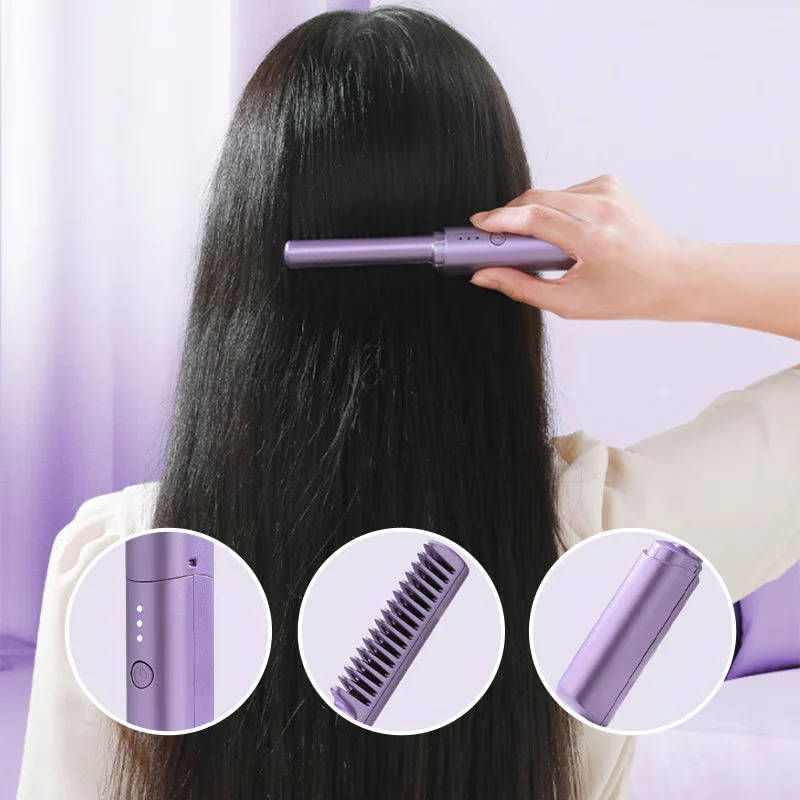 Cordless Ceramic Straightening Hair Comb