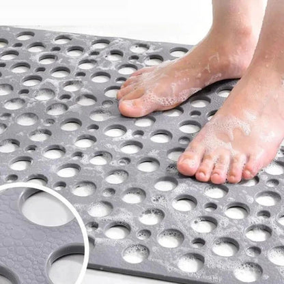 Non-Slip Shower Mat with Suction Cups, 16x28