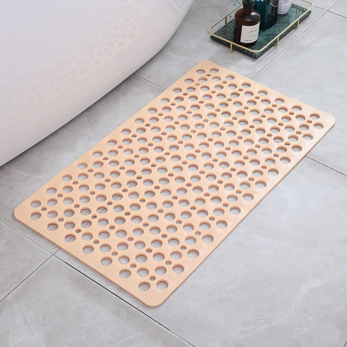 Non-Slip Shower Mat with Suction Cups, 16x28