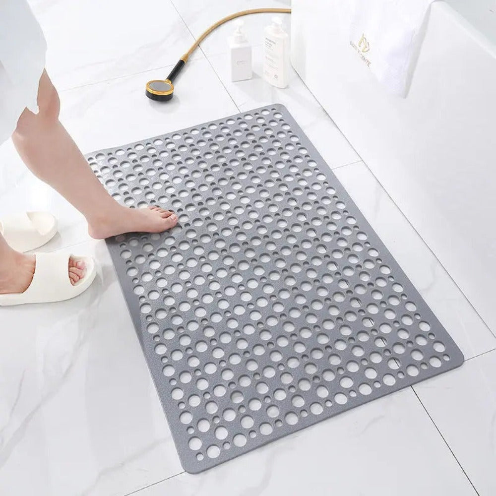 Non-Slip Shower Mat with Suction Cups, 16x28