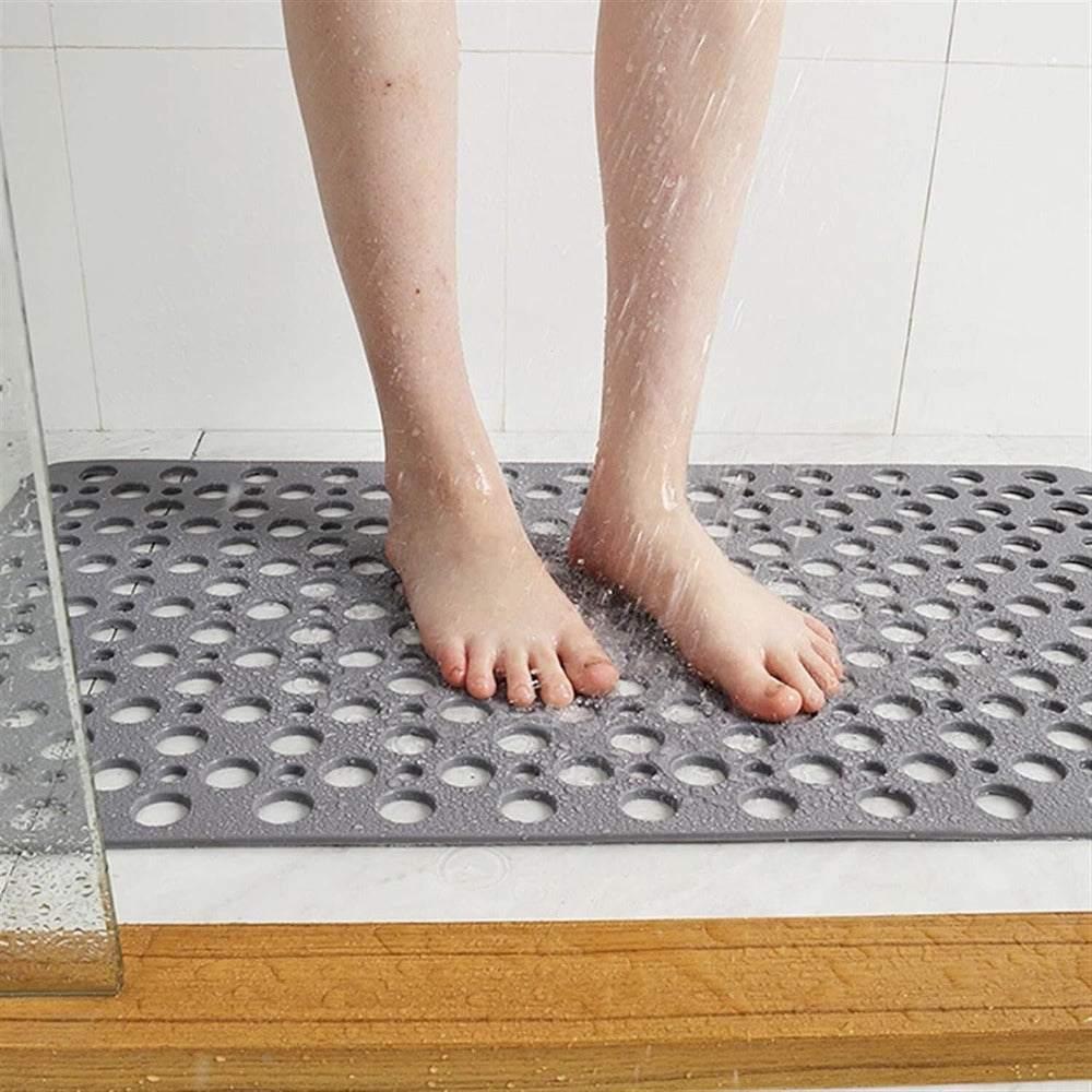 Non-Slip Shower Mat with Suction Cups, 16x28
