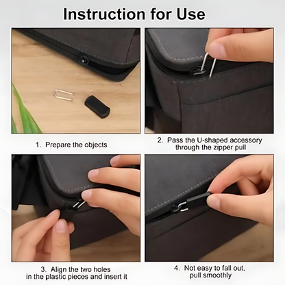 50 Detachable Rubber Zipper Pull Replacements